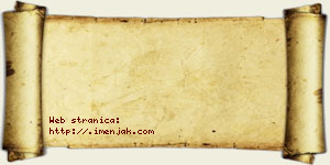 Anđa Kozničanin vizit kartica